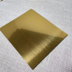 ABS Engraving Sheet - Gold Brush ǀ Silver Brush - 2MM - Image 2