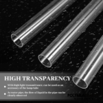 Acrylic Tube Rigid CAST Acrylic Pipe Ø 75mm ǀ Wall Thickness 3MM-600MM LENGTH  ǀ  PMMA Transparent Tube - Image 4