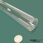 Acrylic Tube Clear Rigid Machinability ǀ CAST RIGID Pipe Ø 110mm ǀ Wall Thickness 3MM-600MM LENGTH  ǀ  PMMA Transparent Tube - Image 3