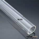 Acrylic Tube Clear Rigid Machinability ǀ CAST RIGID Pipe Ø 100mm ǀ Wall Thickness 3MM-600MM LENGTH  ǀ  PMMA Transparent Tube