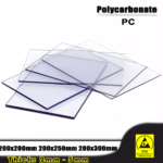 High Quality Antistatic Polycarbonate  ǀ ESD Antistatic Polycarbonate|5mm -12X6" -Transparent Cut TO Size