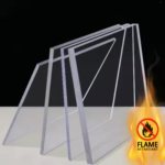 UL94 V0-Polycarbonate Sheet | Fire Retardant ǀ  High Quality FR Grade Sheet ǀ 2MM -12X12" - Image 3