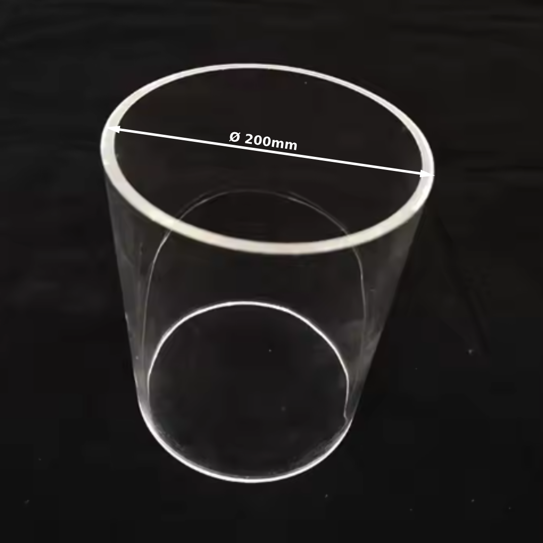 New Project 13 CAST RIGID PMMA Acrylic Pipe Ø 200mm ǀ Wall Thickness 3MM-600MM LENGTH ǀ Acrylic Tube Clear Rigid Machinability - Image 1