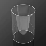 CAST RIGID PMMA Acrylic Pipe Ø 400mm ǀ Wall Thickness 5MM-600MM LENGTH  ǀ  Acrylic Tube Clear Rigid Machinability - Image 4
