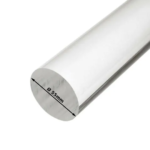 Acrylic Transparent Rod -PMMA  Clear ǀ CAST ACRYLIC -  Ø 55mmǀ Crystal Clear Rigid For Machinability  -300MM