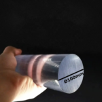 Polycarbonate Rigid Round Rod ǀ Clear Polycarbonate plastic Rod Stock ǀ Durable, Machinability - Ø100 X 300MM -LENGTH