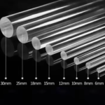 Acrylic Transparent Rod -PMMA  Clear ǀ CAST ACRYLIC -  Ø 100mmǀ Crystal Clear Rigid For Machinability  -300MM - Image 4