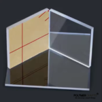 Acrylic Sheet block ǀ Acrylic Sheet ǀCustom cut size - 12x12 INCHES ǀClear For Plastic CNC Machining & Milling , Display , DIY Crafts  ǀ 20MM THICKNESS . - Image 2