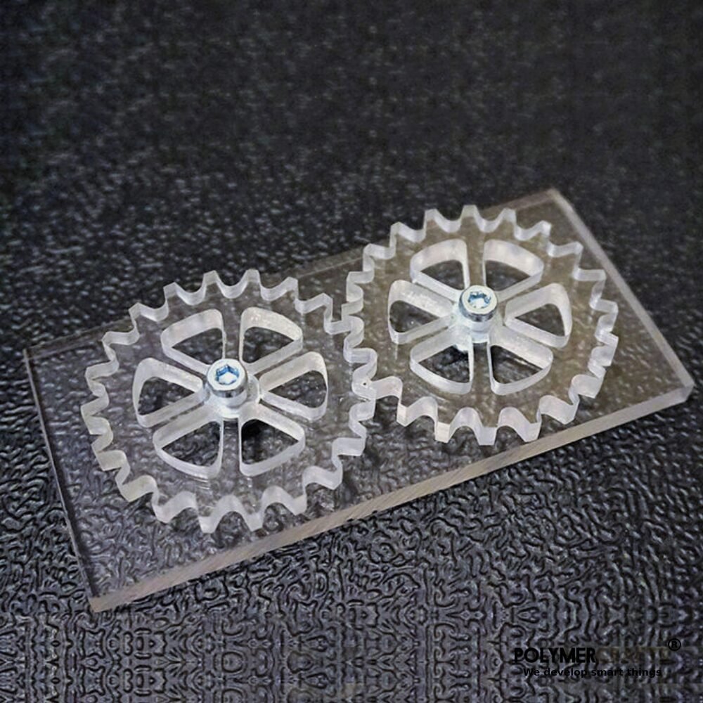 1000X1000-PXL (65) Acrylic Manifold CNC Routing Machined Acrylic Manifold Durable Plastic Block CNC Turning Acrylic Parts - Image 1
