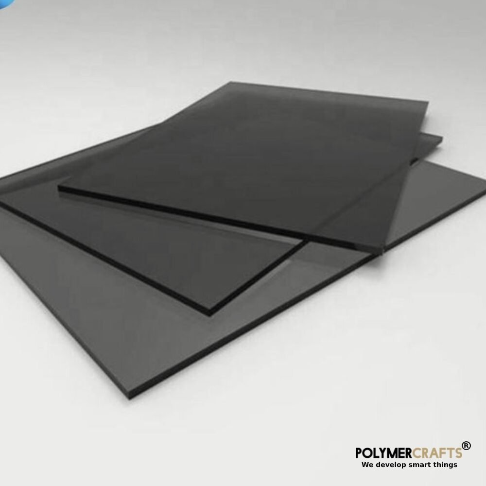 1000X1000-PXL (97) Tinted Smoke Grey Acrylic Sheet -8MMǀ Smoke Translucent Acrylic(PMMA)ǀ 12X12 INCHES ǀ CNC, Display ,DIY Crafts ǀ 8MM THK - Image 1