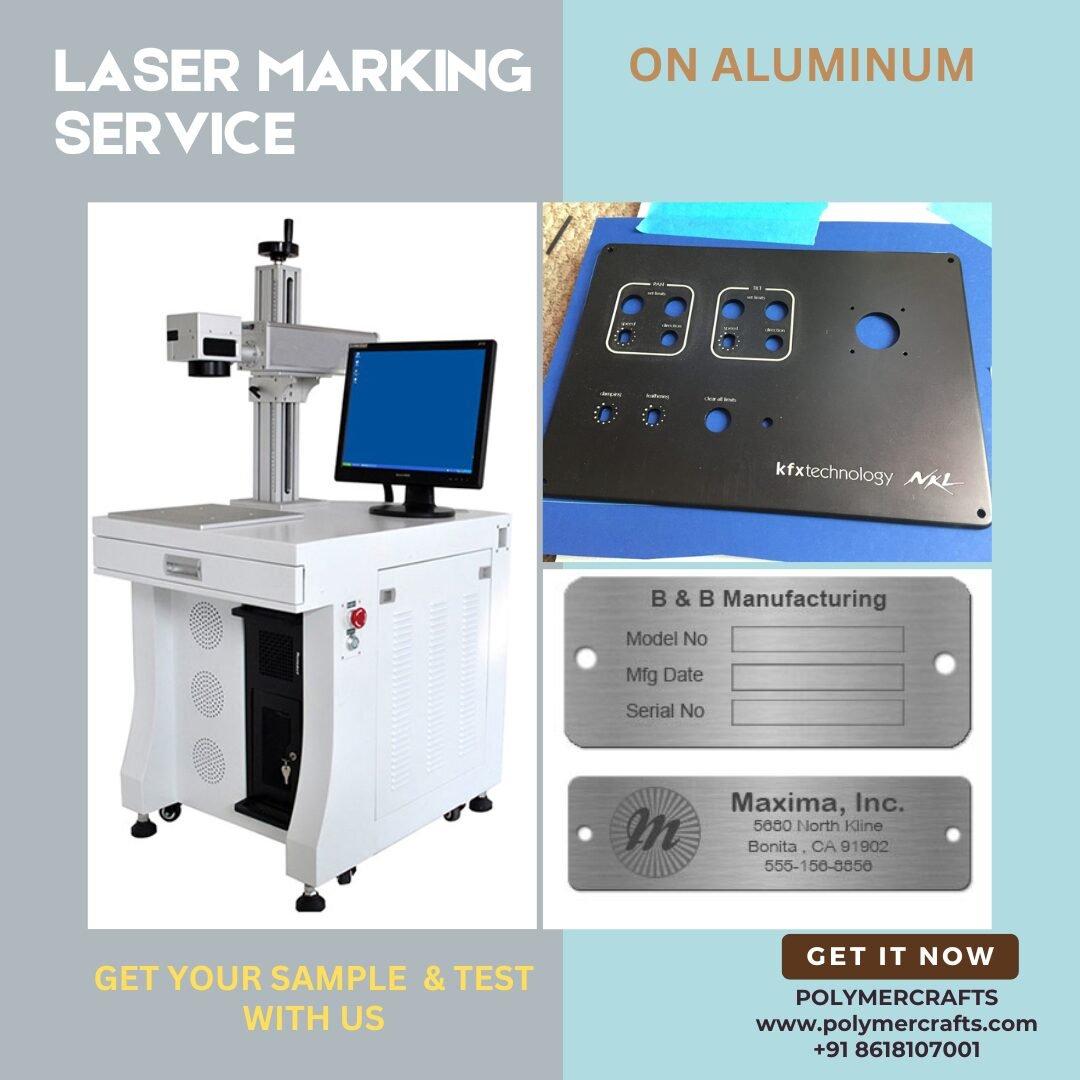 4 Fiber Laser Marking For Aluminum ǀ Anodized Metal Marking System ǀ Fiber Laser Engraver For Aluminum ǀ High-Contrast White & Grey Coding - Image 1