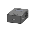 U Shape Custom electronic enclosure, with Top mounted LCD satatus display integrated colling fans, - Image 4