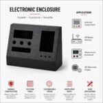 Custom ABS Electronic Enclosure Durable Textured Finish Versatile Industrial IoT Measurement DIY Project Box Housing