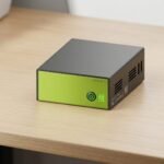 Custom Electronic Enclosure – Matte Textured Project Box with Side Ventilation and Integrated Power Button Bezel.