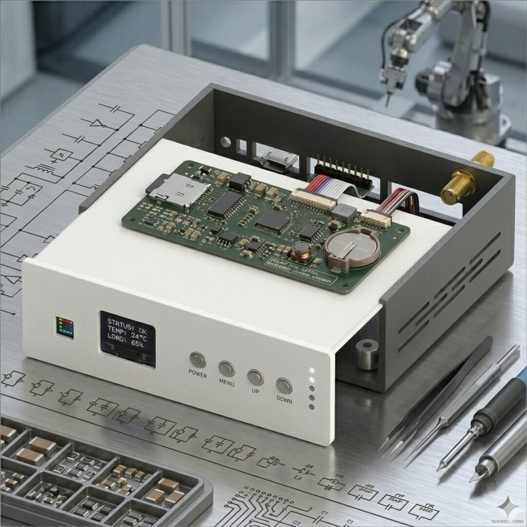 New Project (32) Pro-Series Custom Industrial Enclosure: Durable Textured Housing for Advanced Electronic Systems. - Image 1