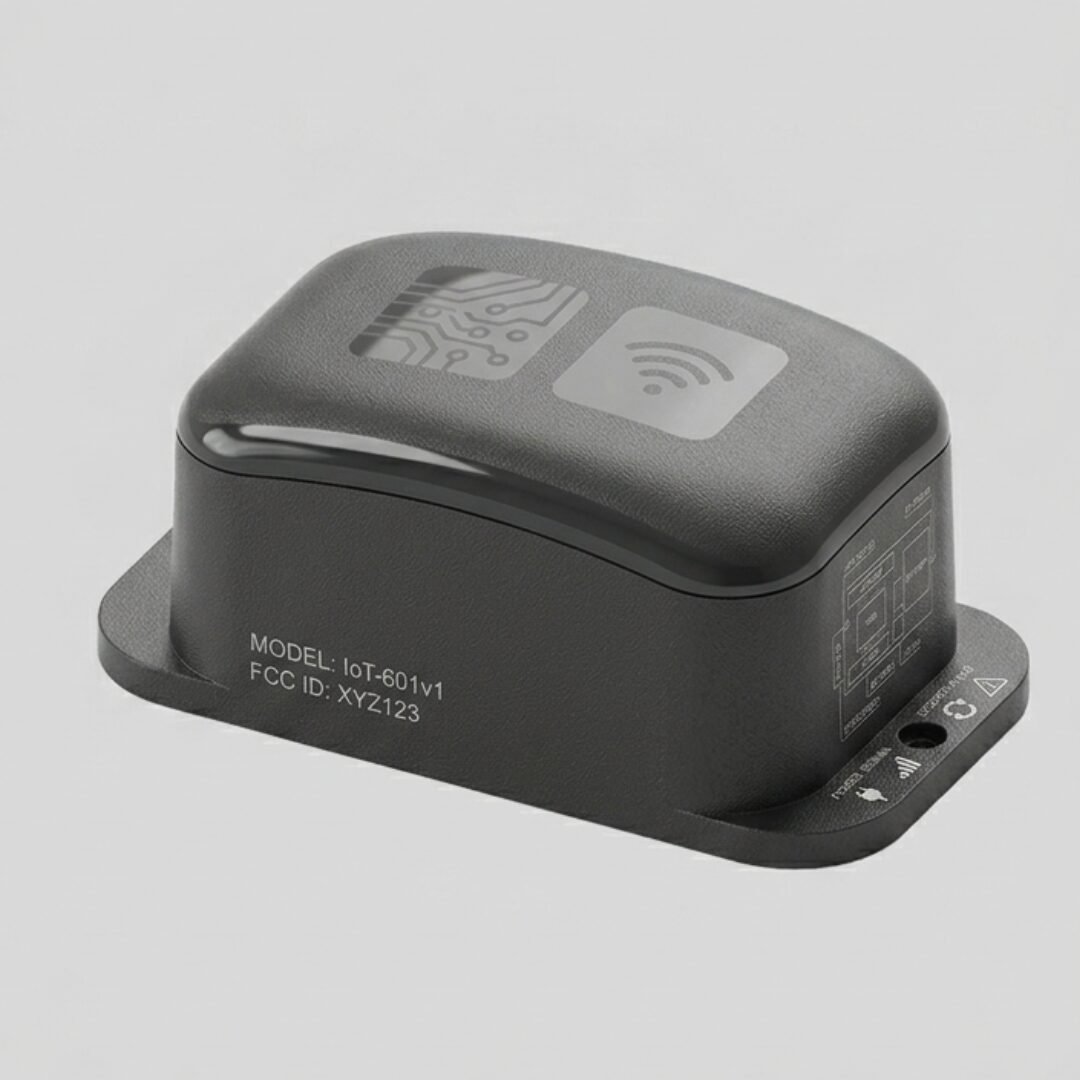 New Project (38) Industrial-Grade ABS IoT Sensor Enclosure – Matte Textured Weather-Resistant Protective Case for Electronic Communication Modules - Image 1