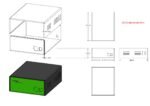 Custom Electronic Enclosure – Matte Textured Project Box with Side Ventilation and Integrated Power Button Bezel. - Image 3