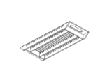 Professional 18-Slot Matte Black ESD-Safe Vertical PCB Storage Rack with Integrated Ergonomic Side Grip Handles. (6x16 inch) - Image 2