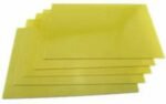 FR4 Yellow Epoxy Glass Sheet, High Temperature Flame Retardant Electrical Insulation Panel (3MM/08x12) - Image 2